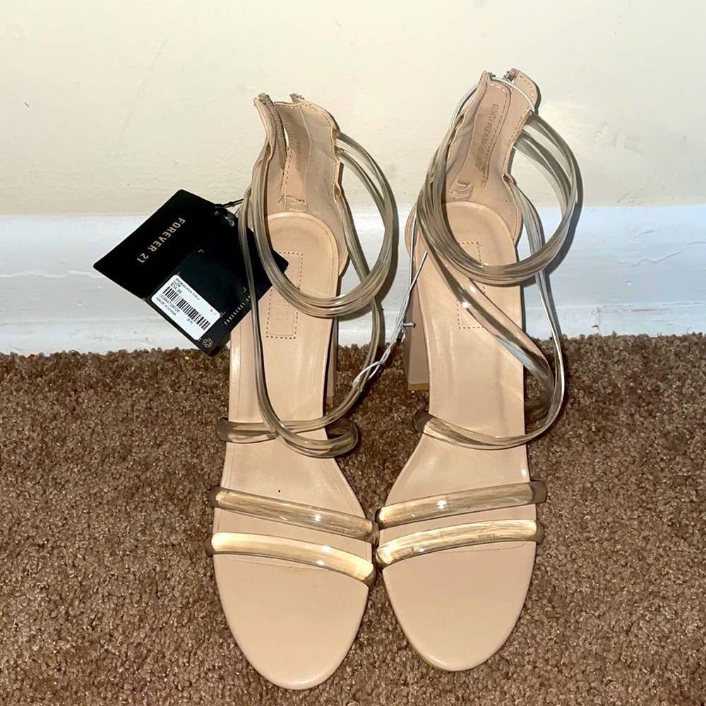 Open toe nude Heel